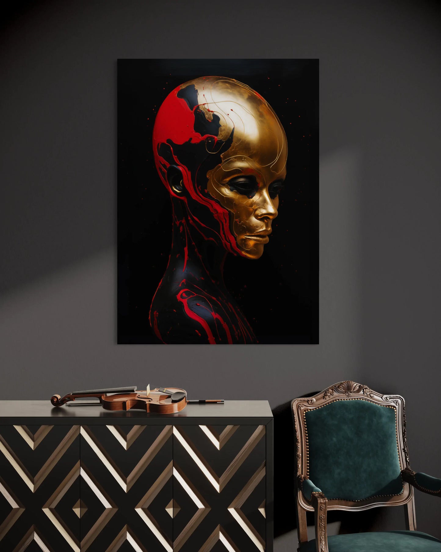 Gold mask - LIMITED EDITION  1 of 5